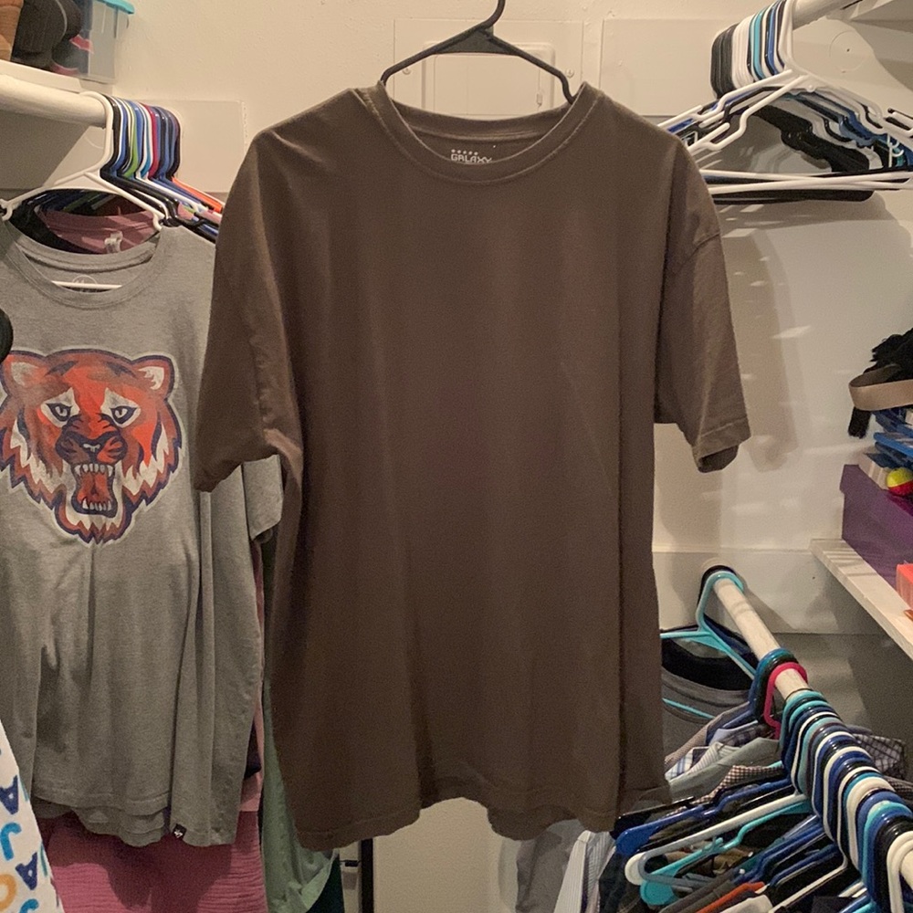 Army Green Plain Tee - XXL